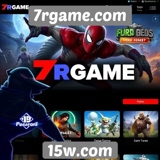 Navegação e usabilidade do site 7rgame.com
