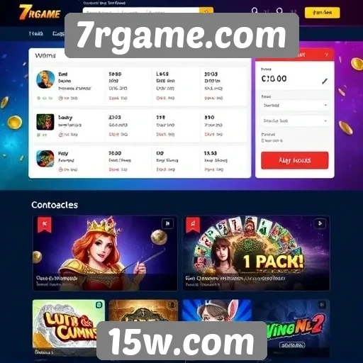 Experiência do usuário no site 7rgame.com